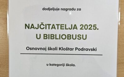 Škola kao najčitatelj 2025.
