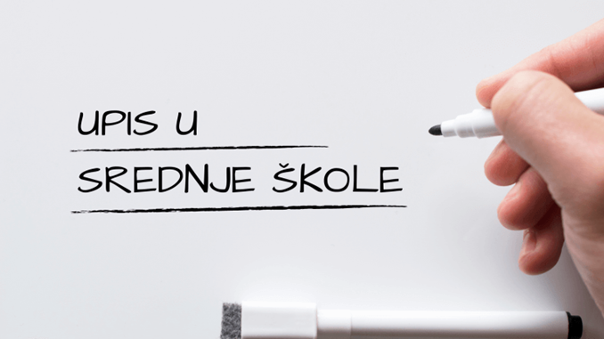 UPISI U SREDNJU ŠKOLU